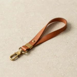 Vegetable-Tanned Key Lanyard
